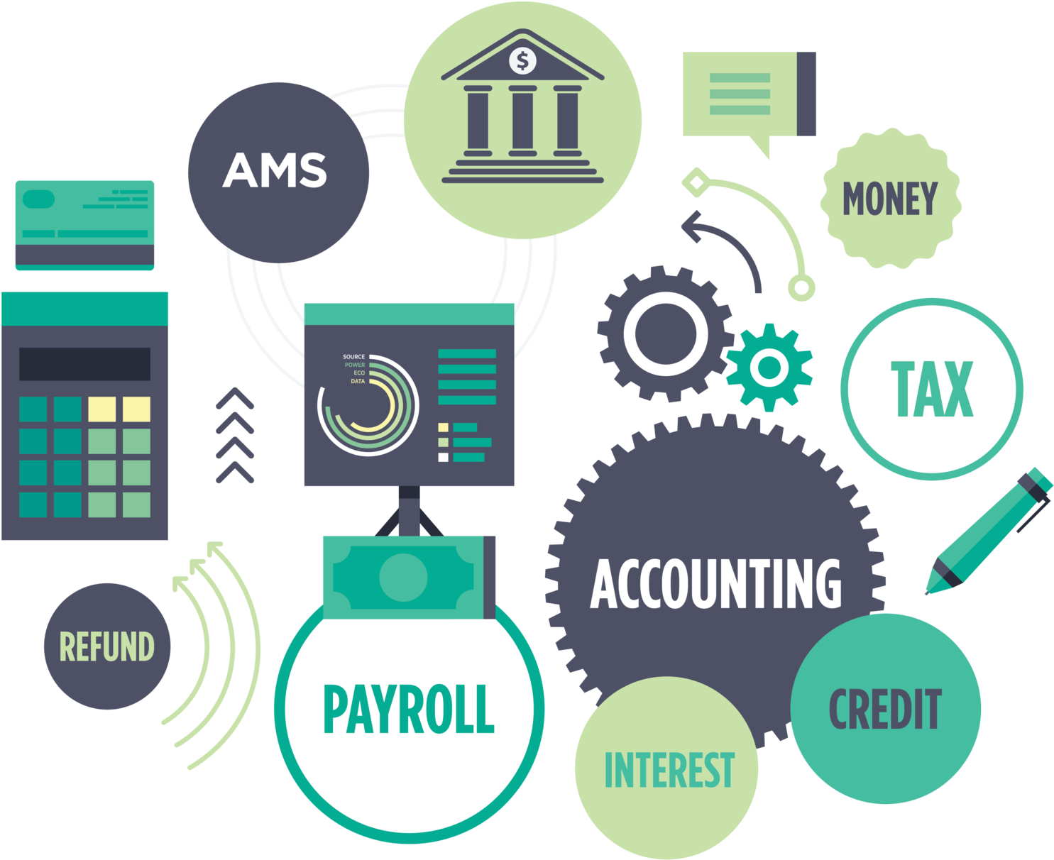 Accounting_ Concepts_and_ Tools_ Illustration PNG