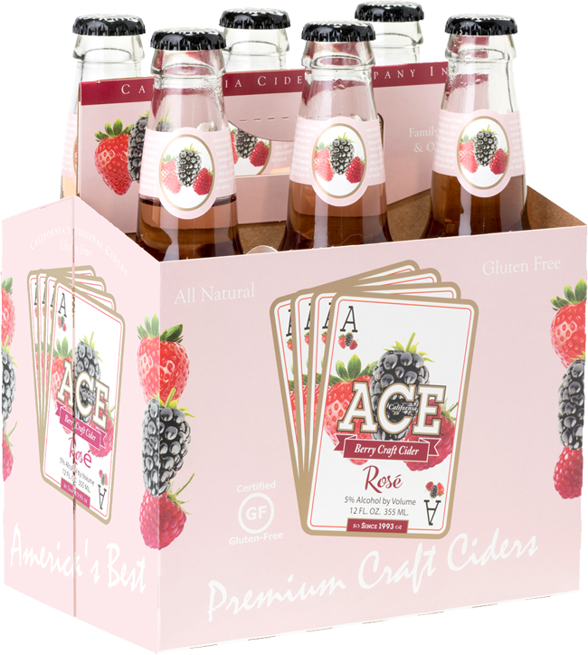 Ace Berry Craft Cider Packaging PNG