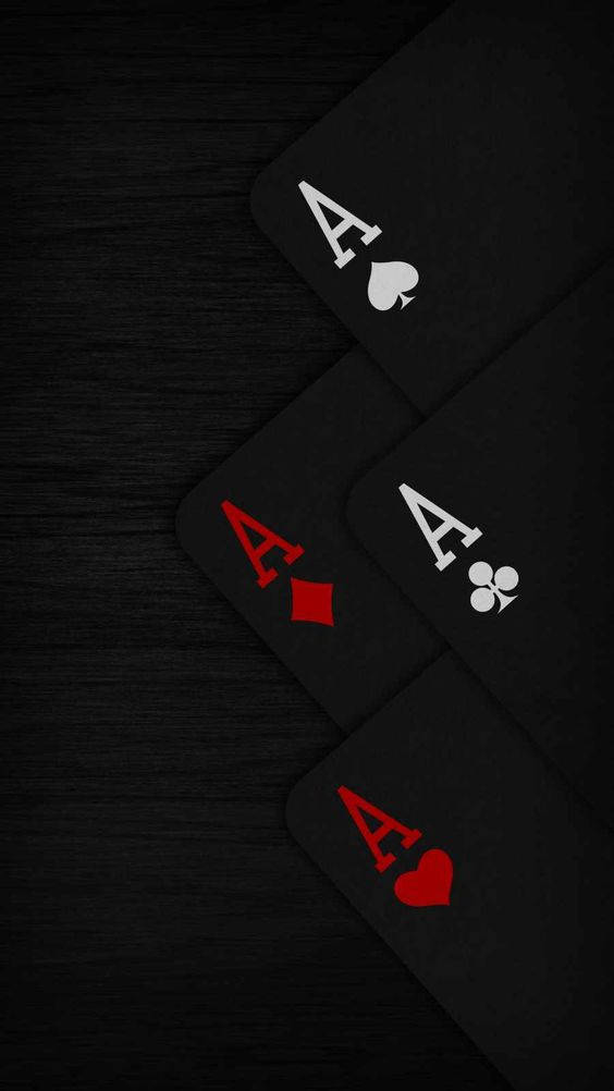 Asseund Könige Pokerkarten-wallpaper Wallpaper