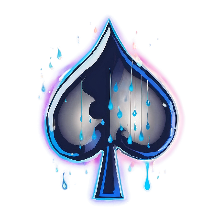 Ace Of Spades With Heartbeat Png Uoc77 PNG