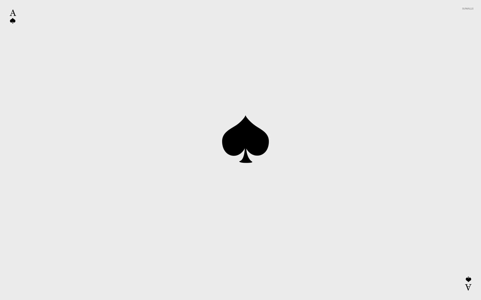 Aceof Spades Card Symbol Wallpaper