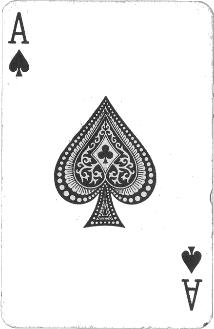 Aceof Spades Classic Card PNG