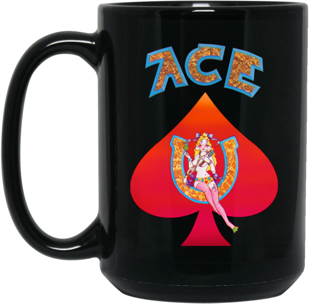 Aceof Spades Fantasy Art Mug PNG