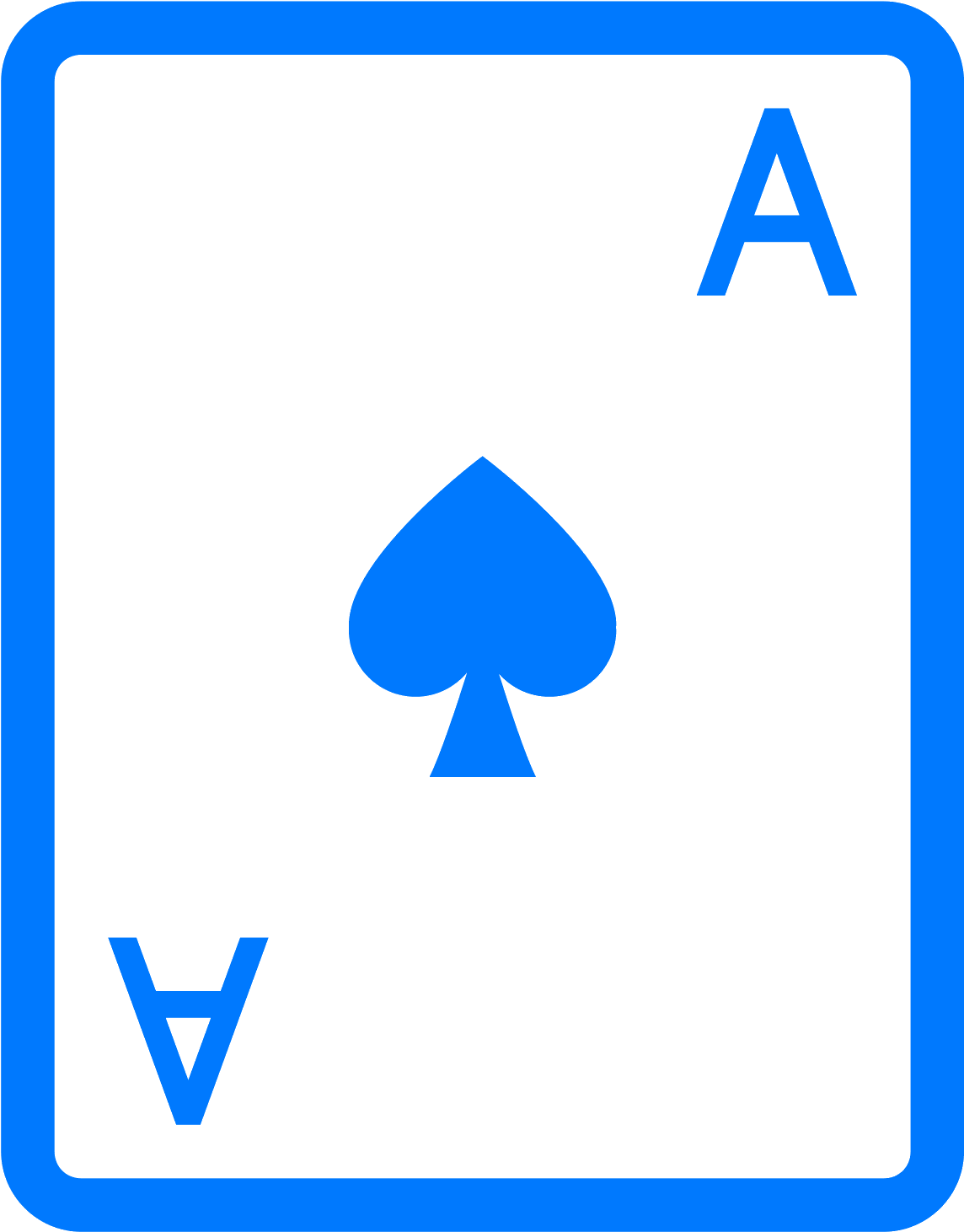 Aceof Spades Playing Card PNG
