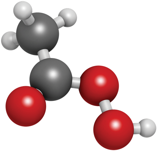 Acetic Acid Molecule3 D Model PNG