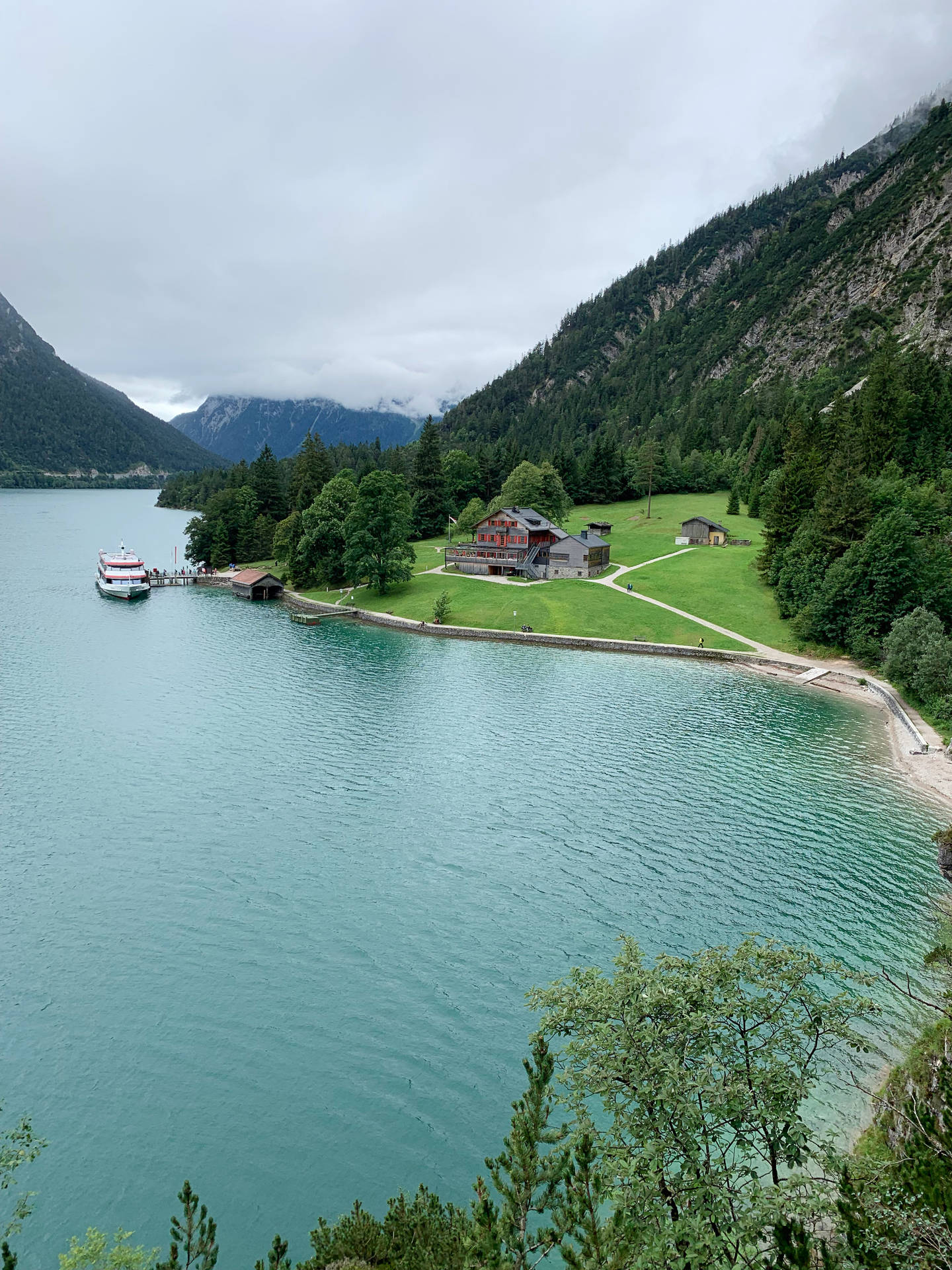 Lago Achen In Austria Sfondo
