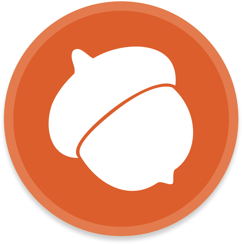 Acorn Icon Graphic PNG