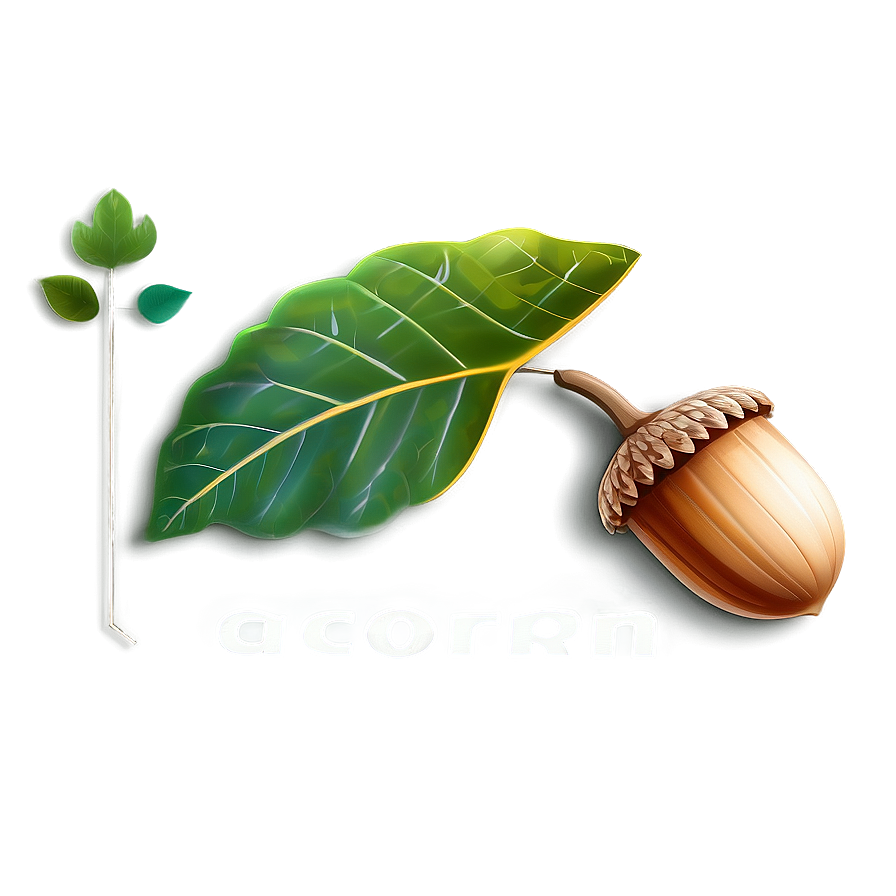 Acorn Logo Concept Png Psp64 PNG