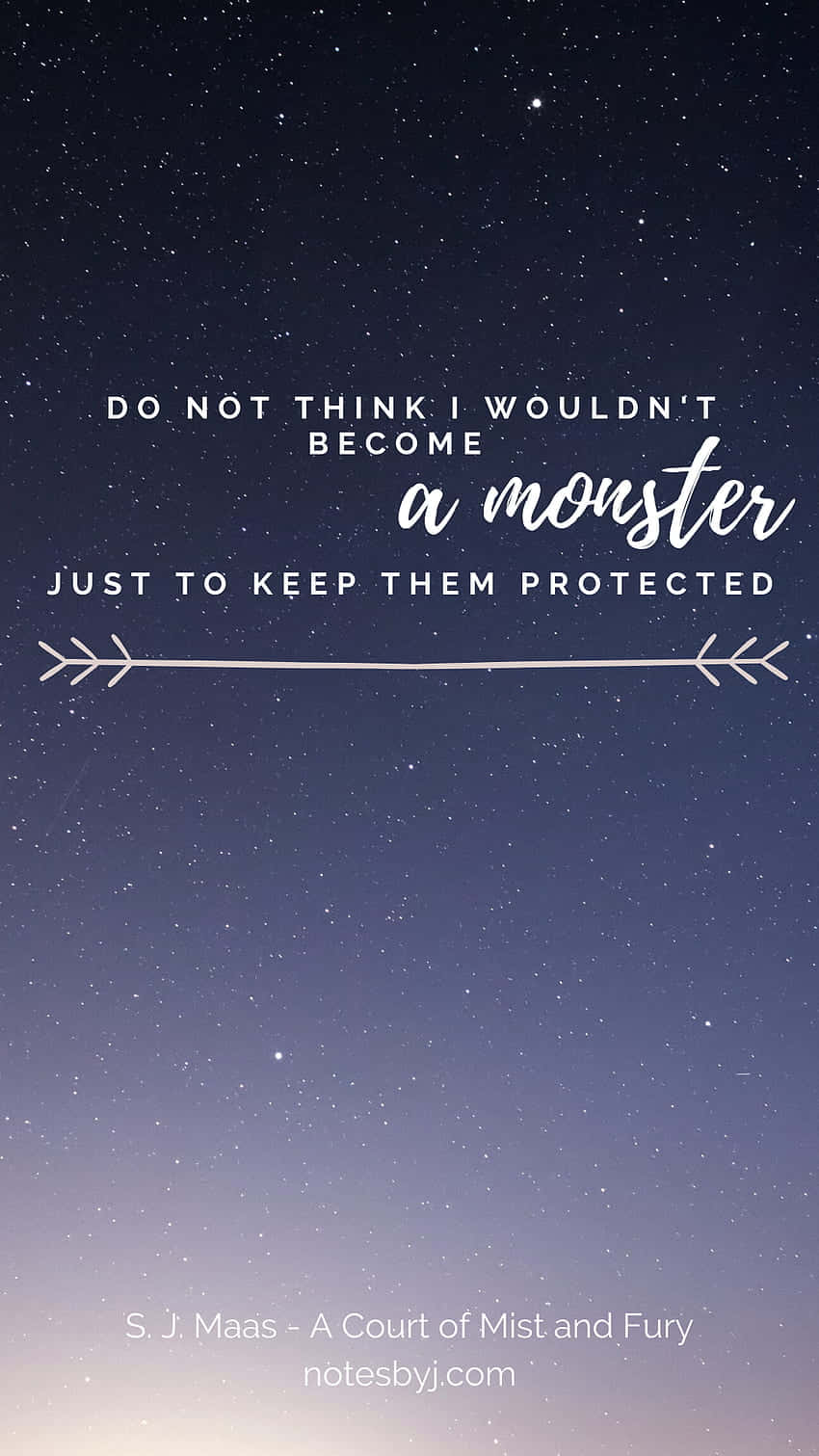 Monster Quote Acotar Wallpaper