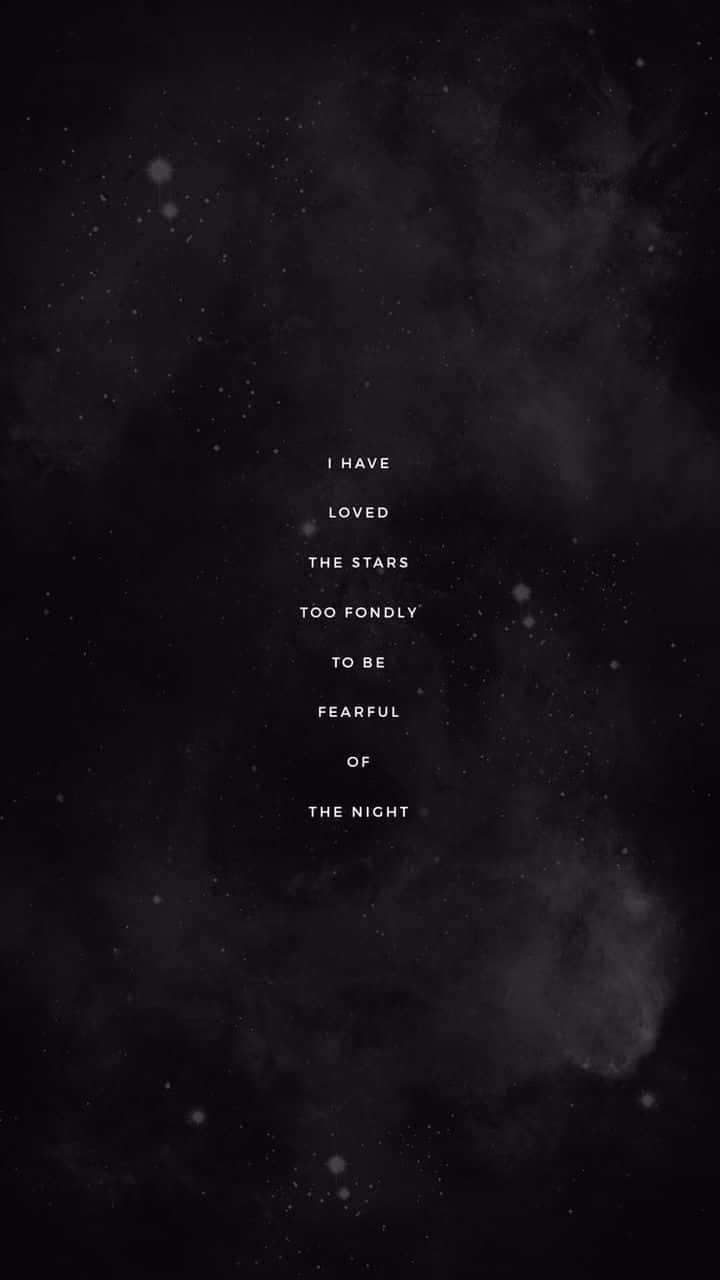 Loved The Stars Quote Acotar Wallpaper
