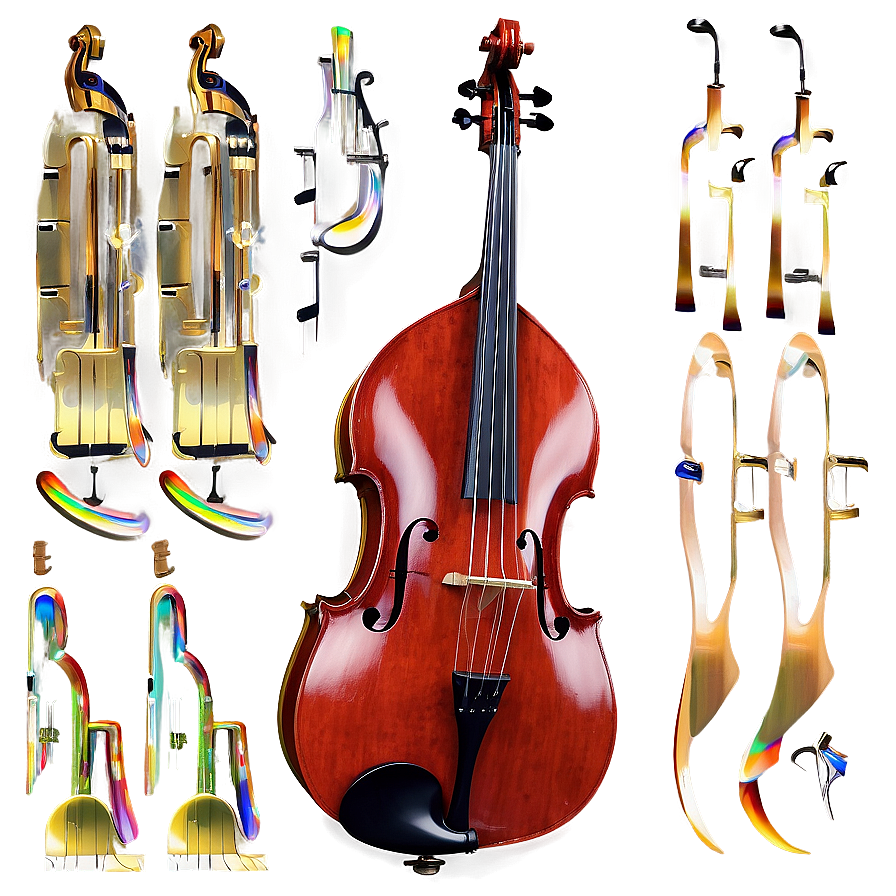 Acoustic Double Bass Png Jxk19 PNG