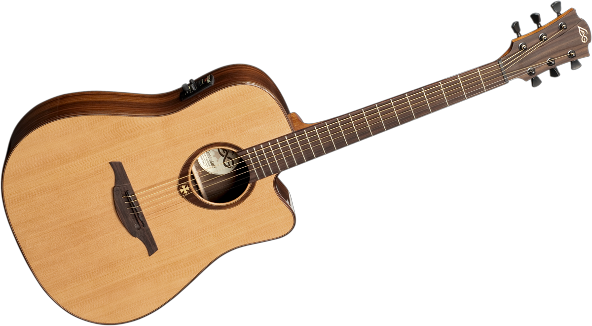 Acoustic Guitar Black Background PNG