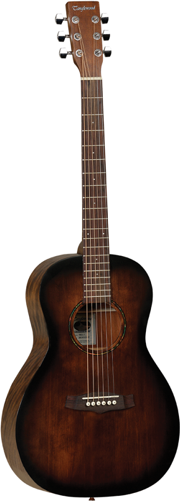 Acoustic Guitar Elegant Design PNG