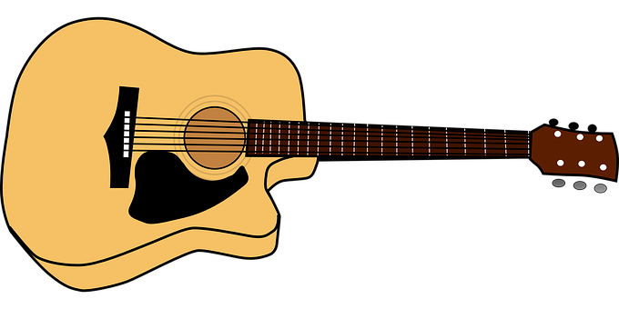 Acoustic Guitar Graphic PNG