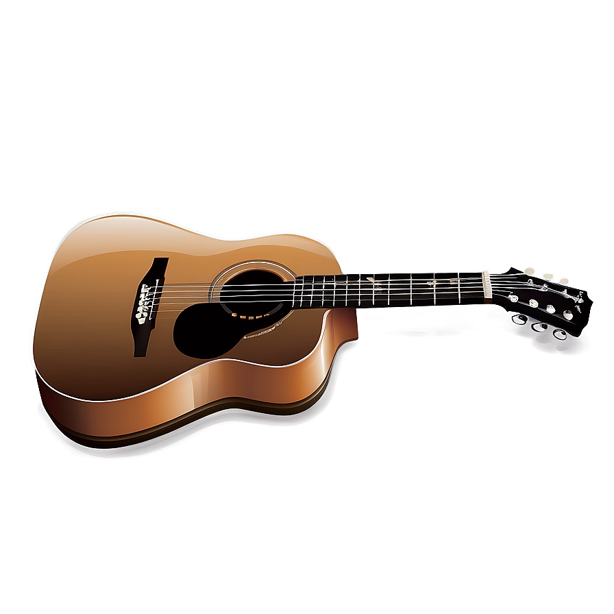 Acoustic Guitar Vector Png Yry68 PNG