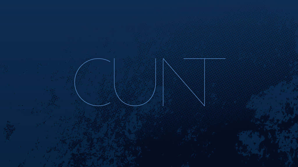 Acrimonious Text On Blue Background Wallpaper