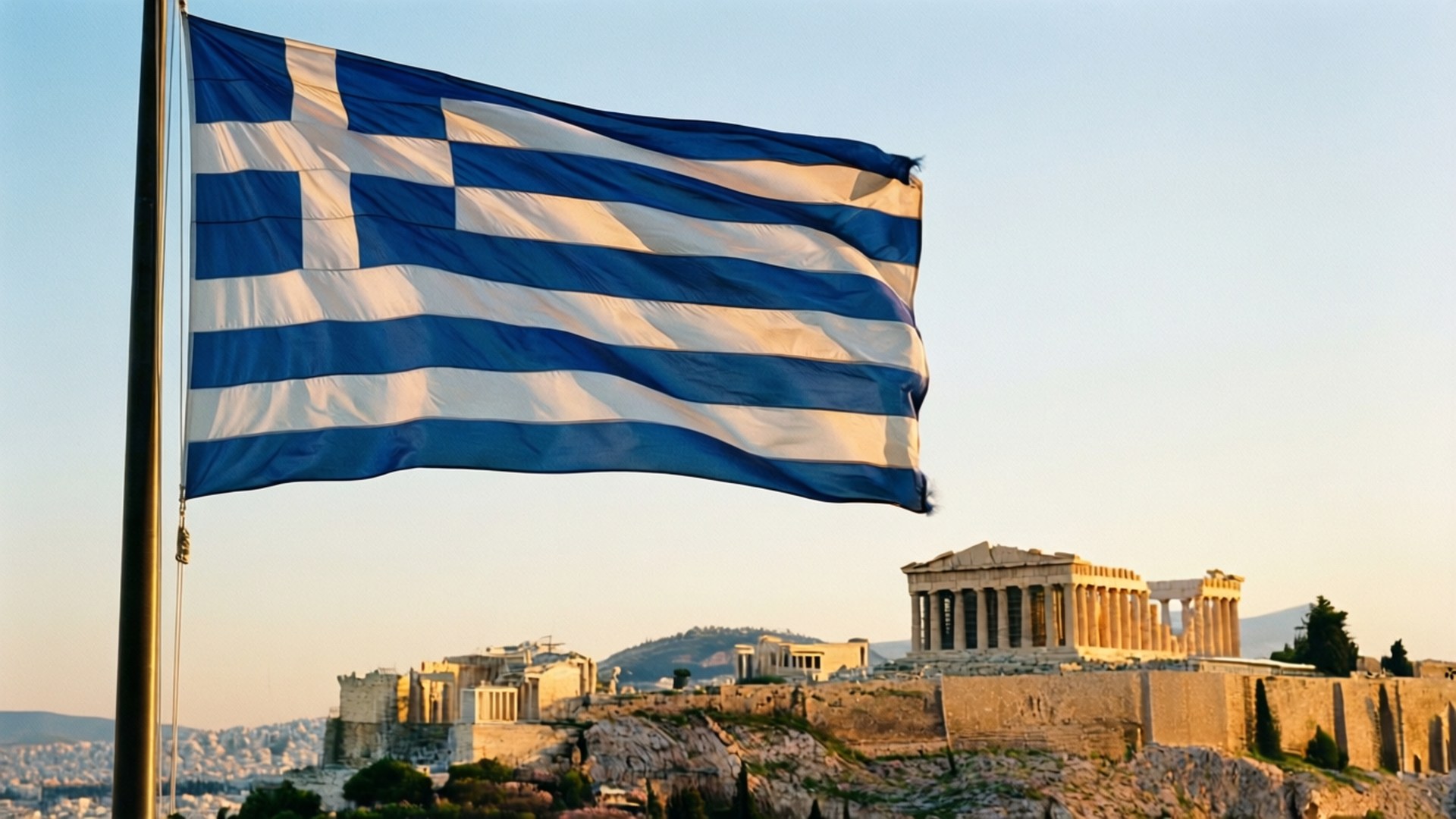 Acropolis Overlook Bakgrunner