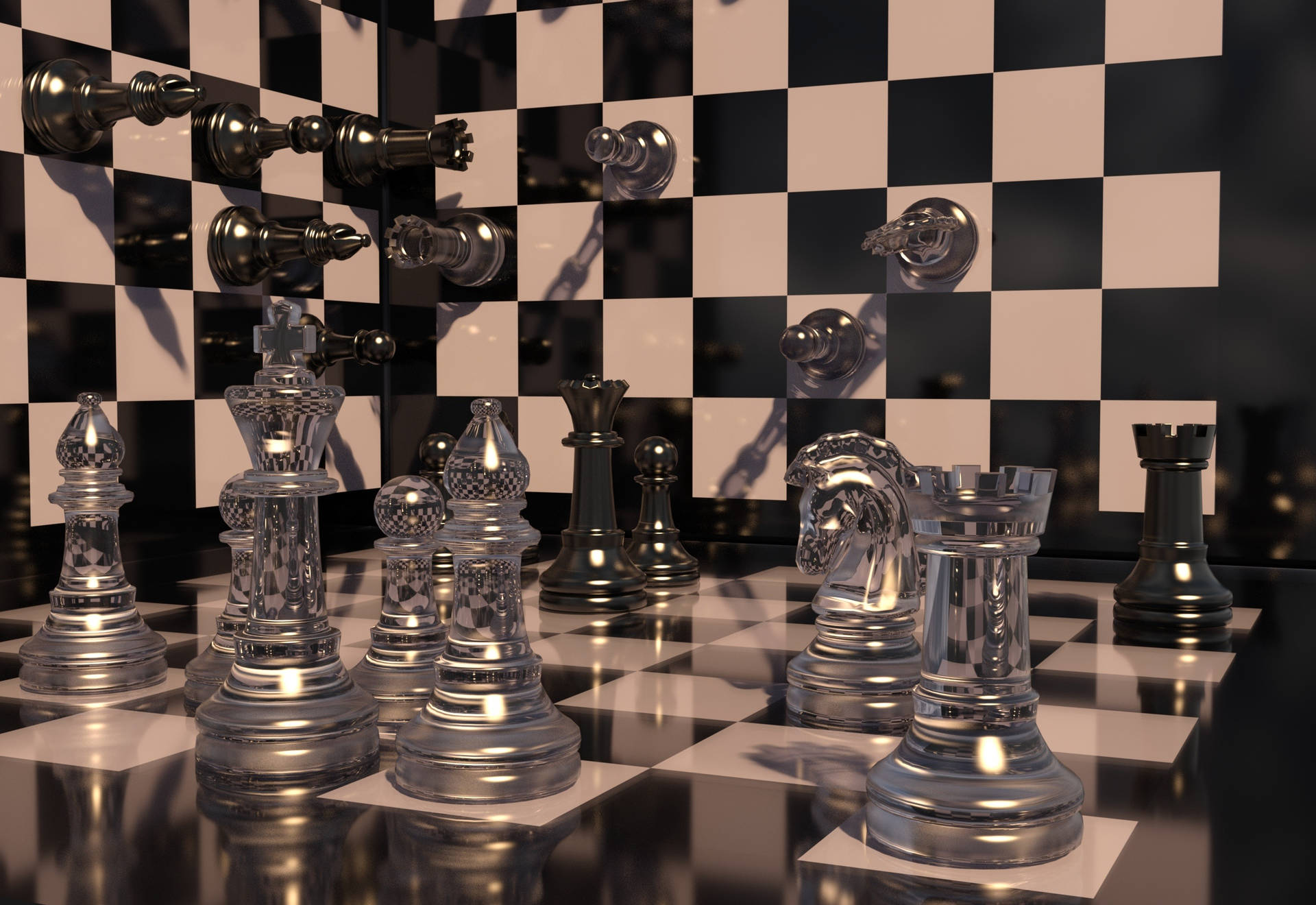 Acrylic Chess Pieces