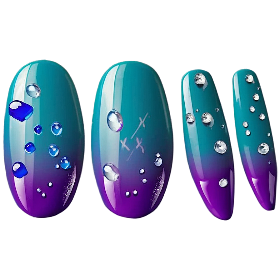 Acrylic Nails For Summer Png 06202024 PNG