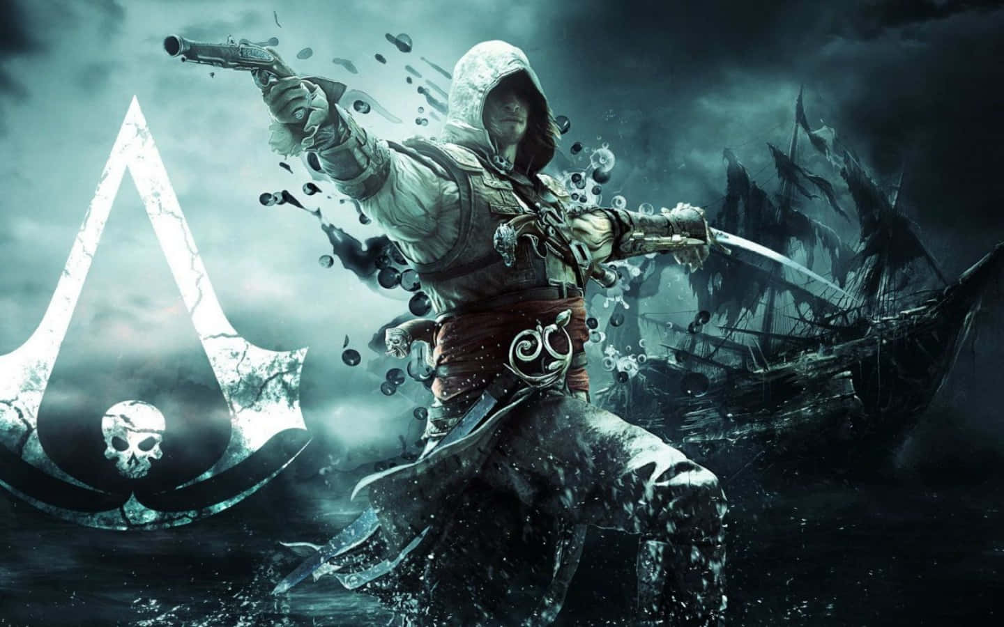 Väljen Tapet Med Temat Action Assassin's Creed Ezio. Wallpaper