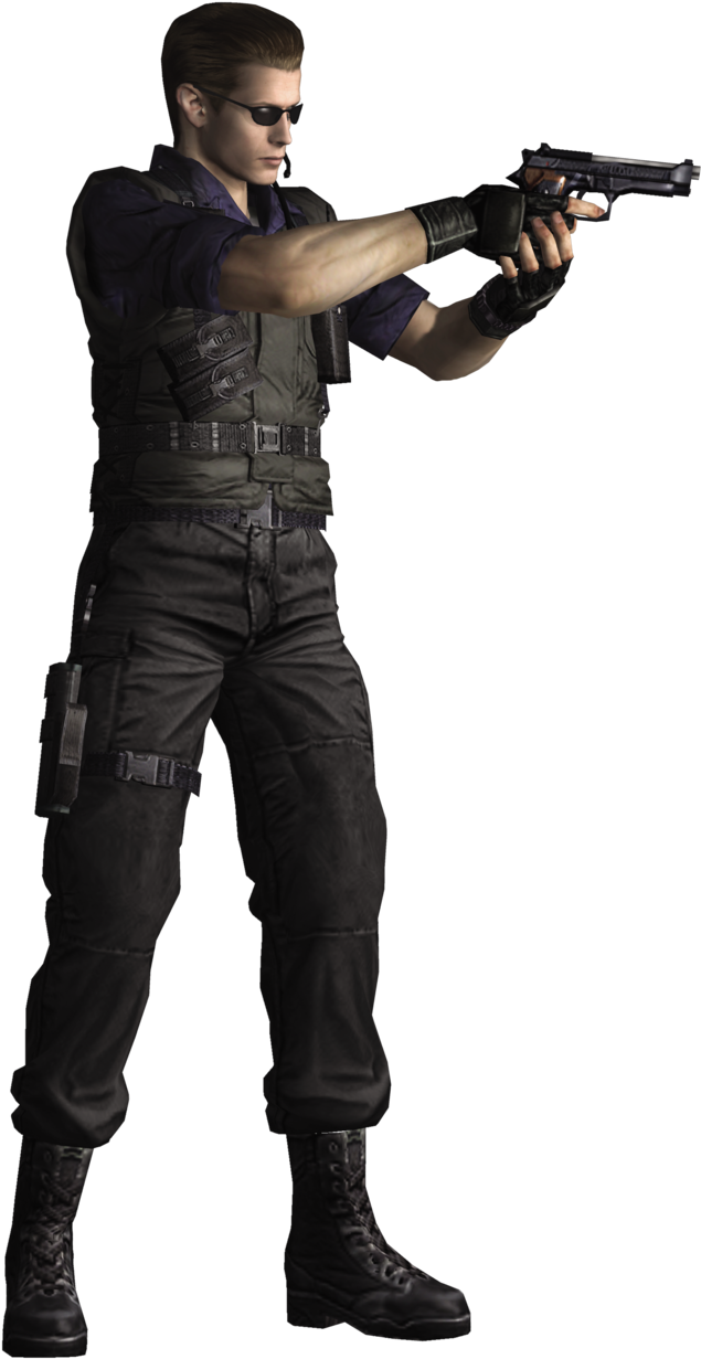Action Figure Agent With Gun PNG