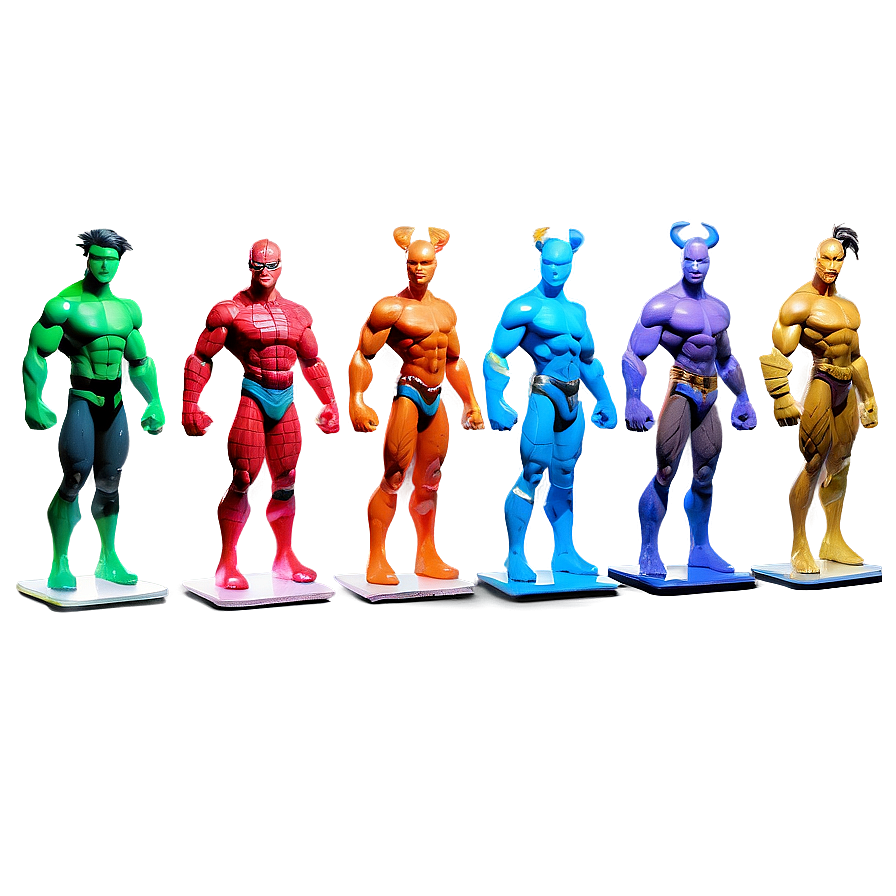 Action Figure Display Png 06262024 PNG