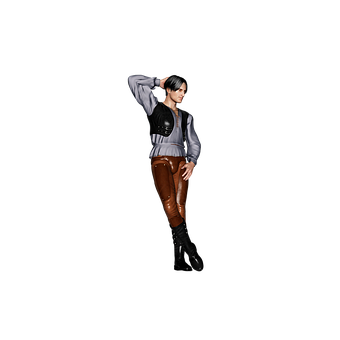 Action Figure Poseon Black Background PNG
