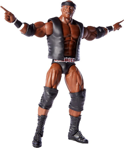 Action Figure Wrestler Pose PNG