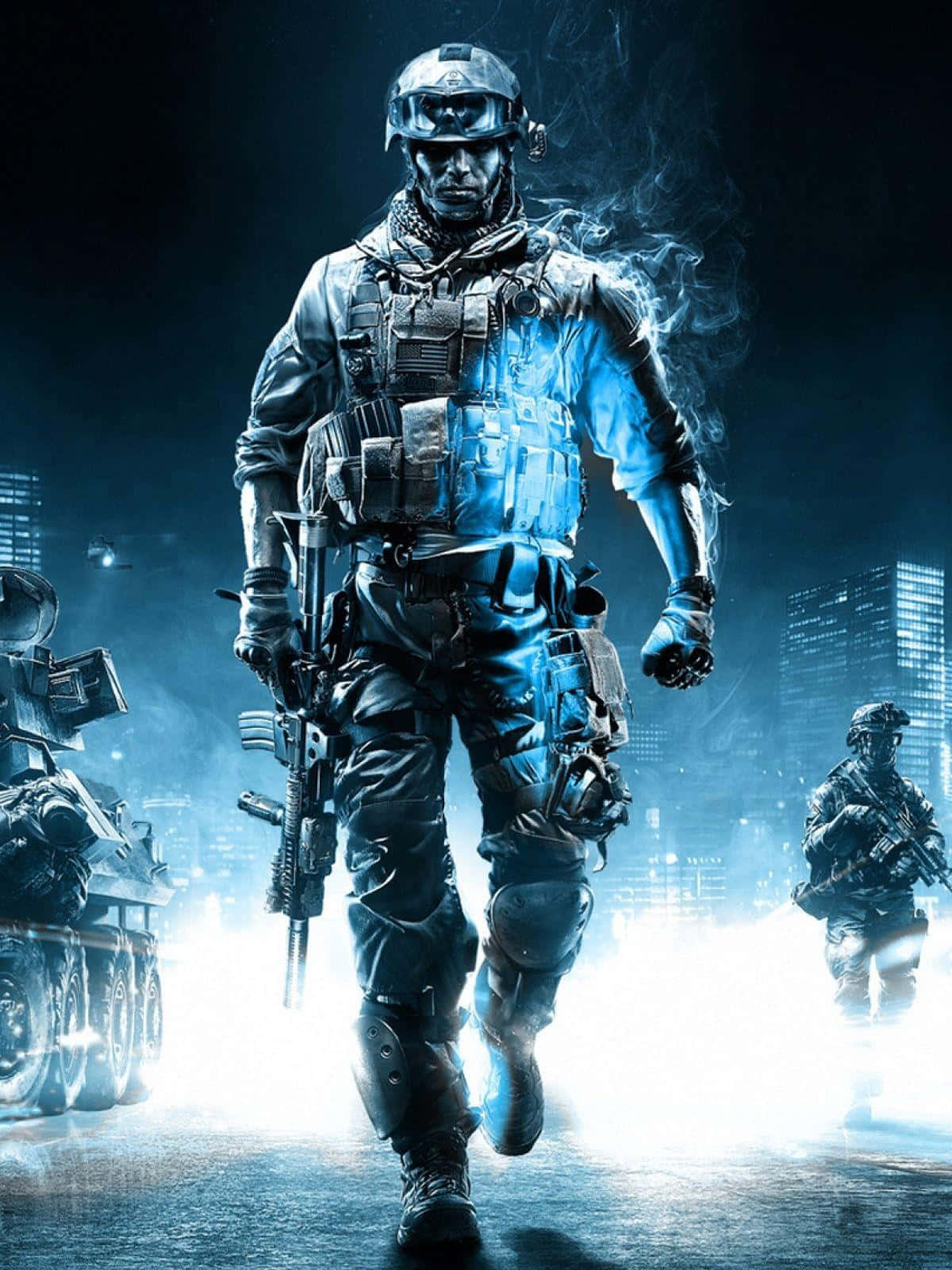 Cyberpunk 2077 Metro Soldiers 4K Ultra HD Mobile Wallpaper
