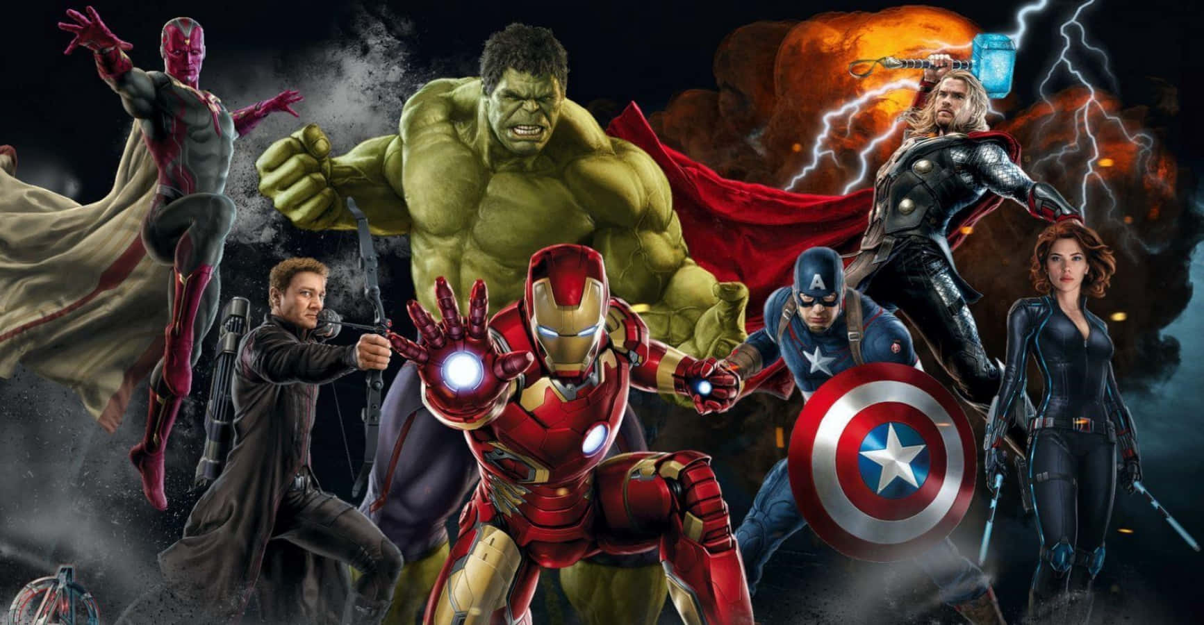 Aktionmarvel Avengers Wallpaper