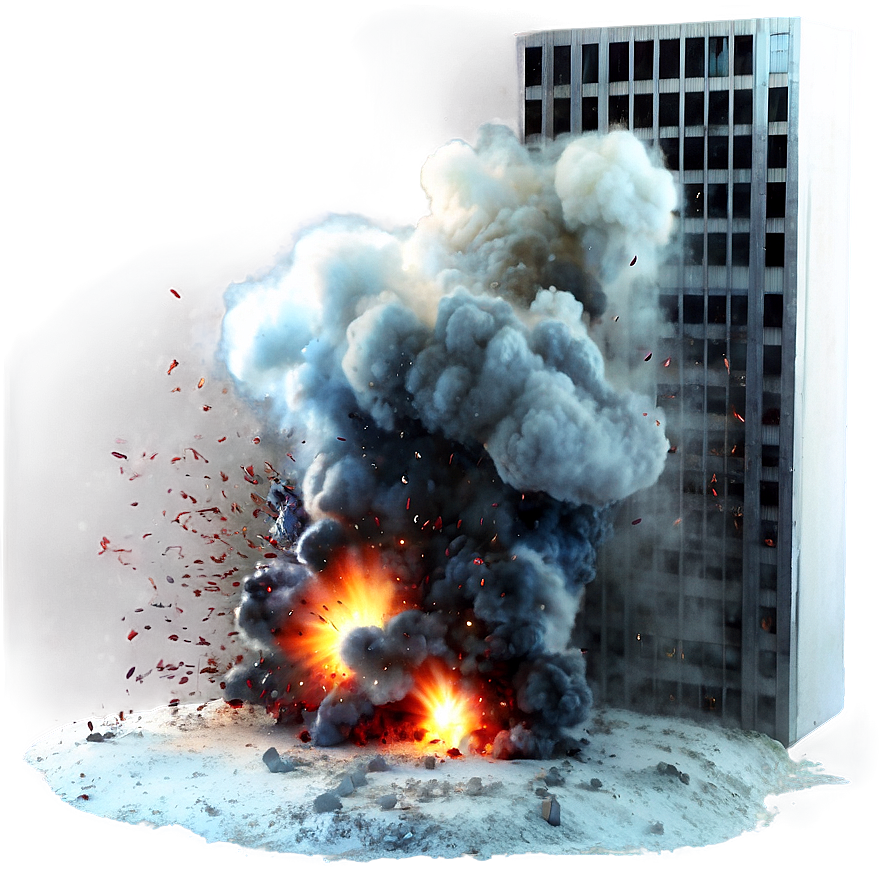 Action Movie Explosion Scene Png Rto21 PNG