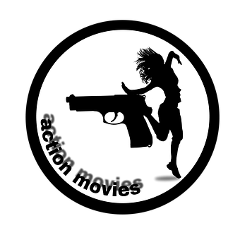 Action Movie Icon Silhouette PNG