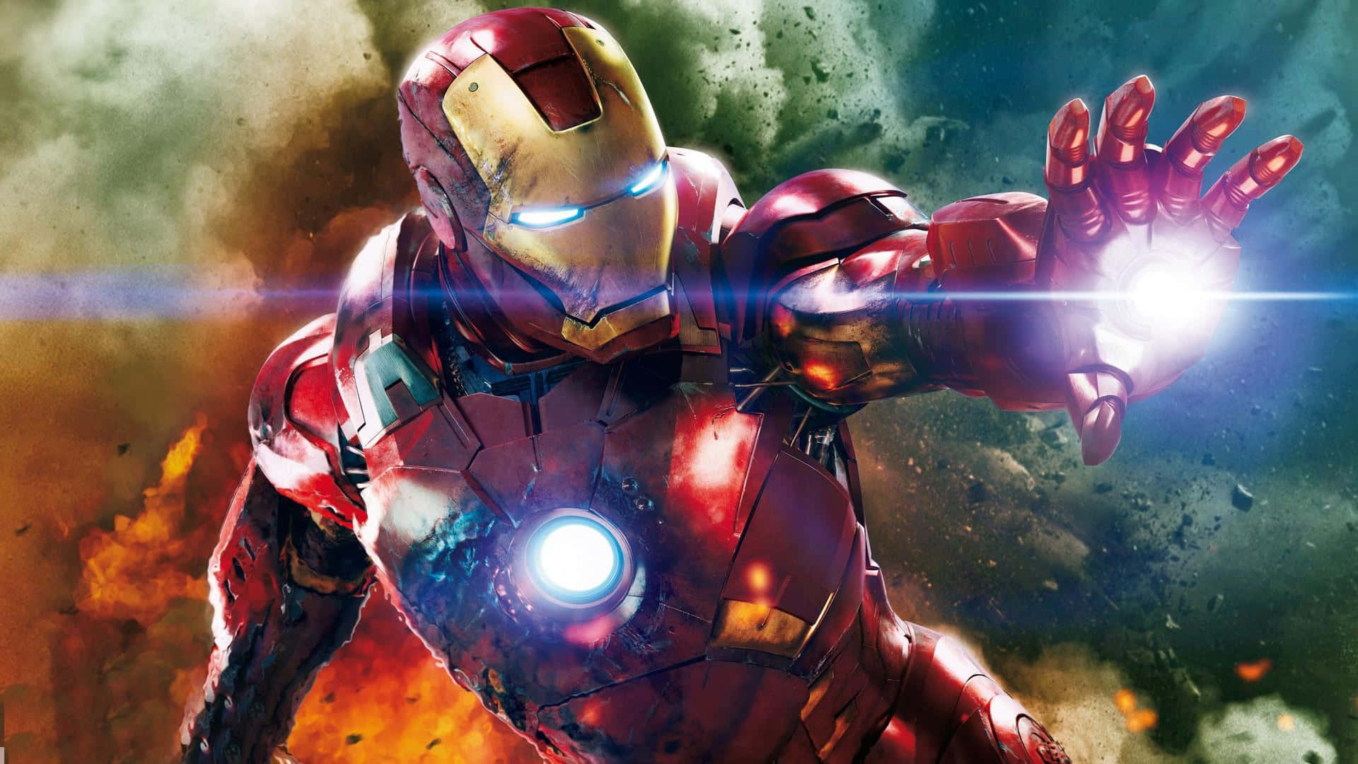 Action Marvel Iron Man Wallpaper