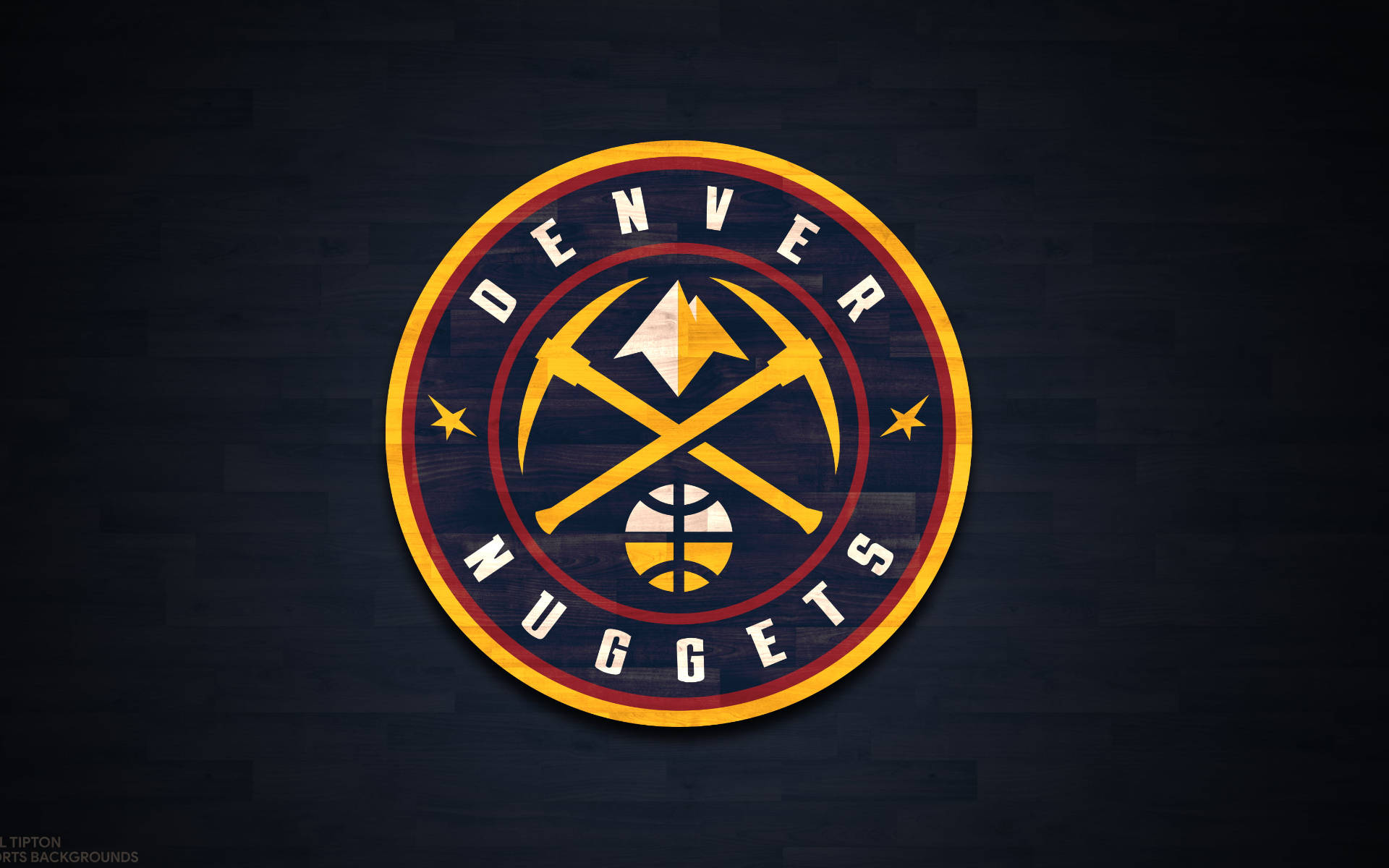Action-packed Denver Nuggets Basketball Game Wallpaper
