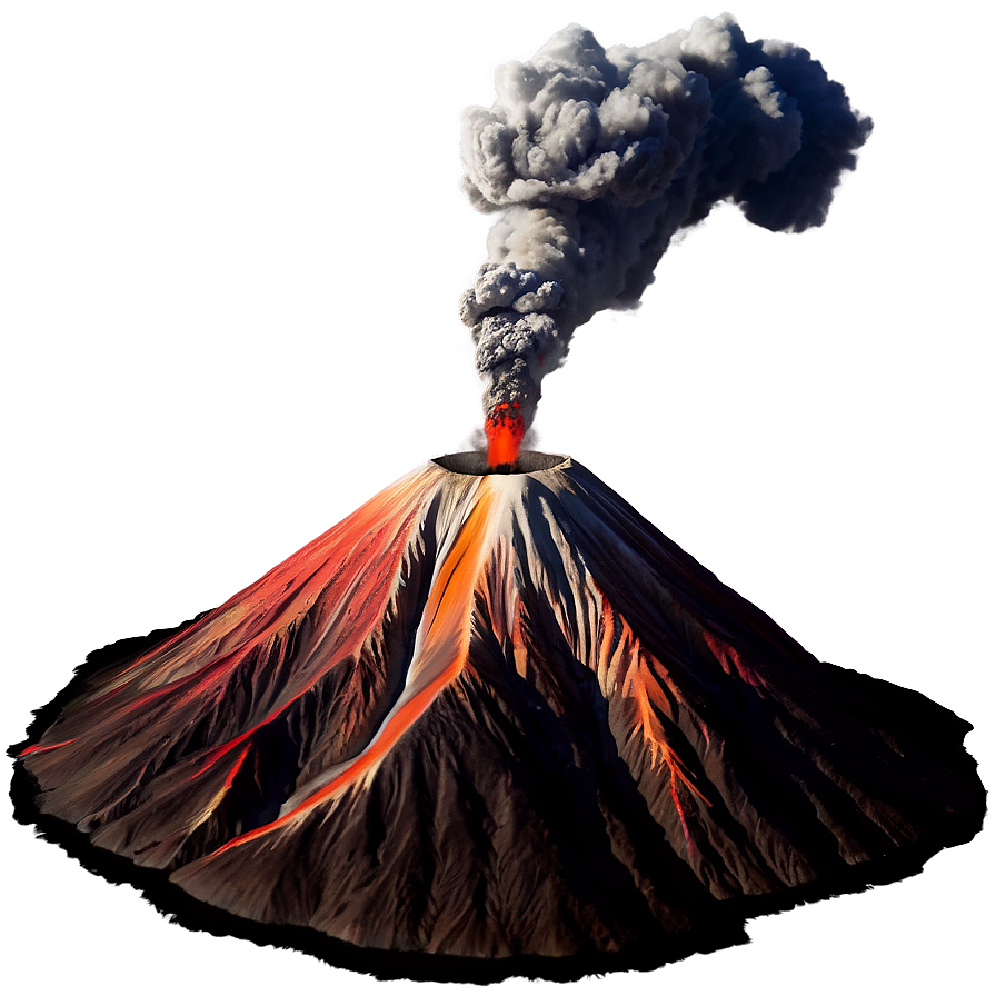 Active Volcano Landscape Png 76 PNG