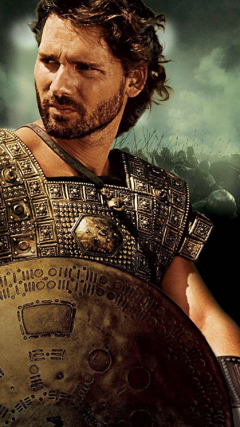 Eric Bana som Hector i Troy-filmens tapet Wallpaper