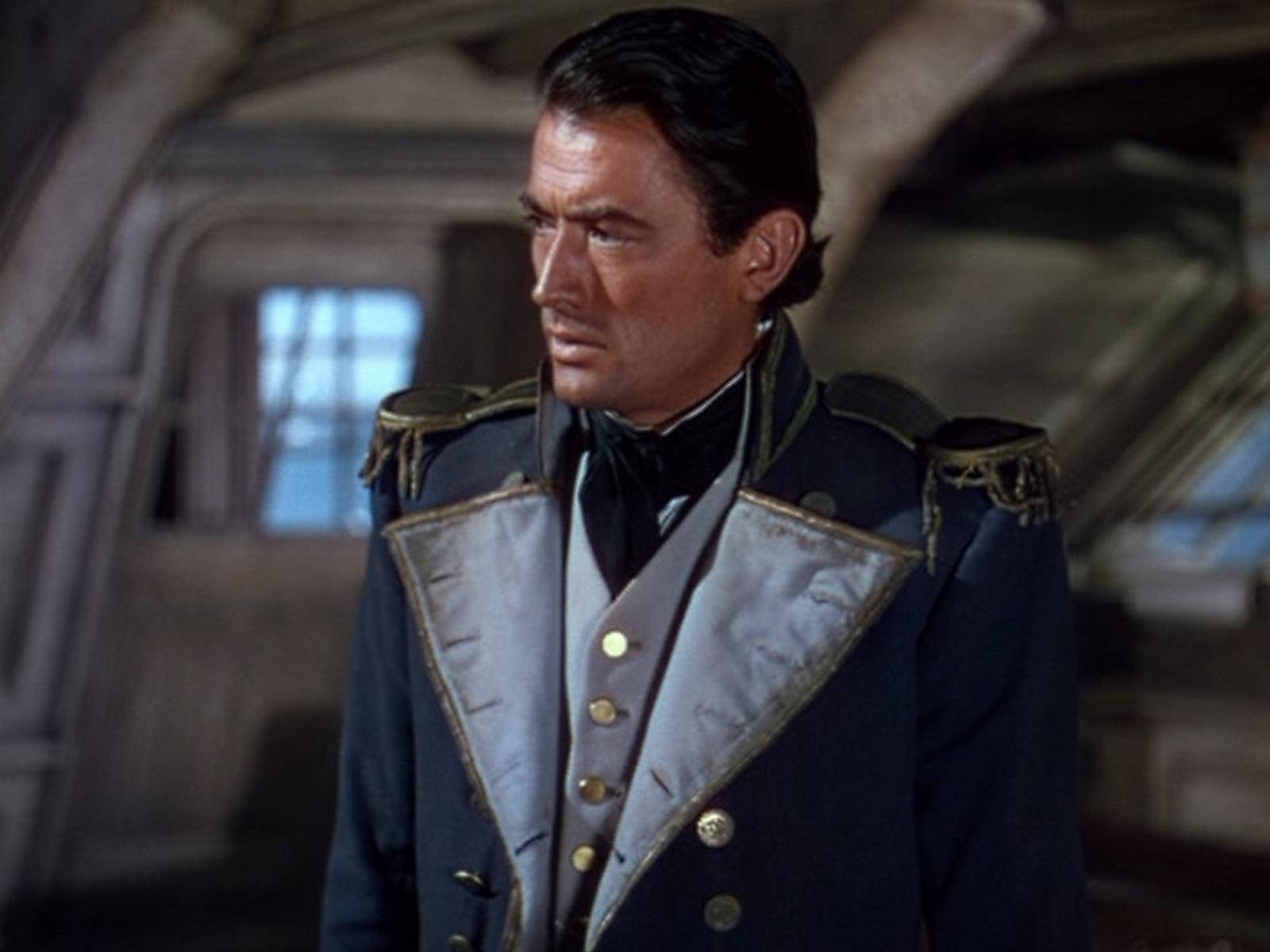 Actorgregory Peck Como Capitán Hornblower 1951 Fondo de pantalla