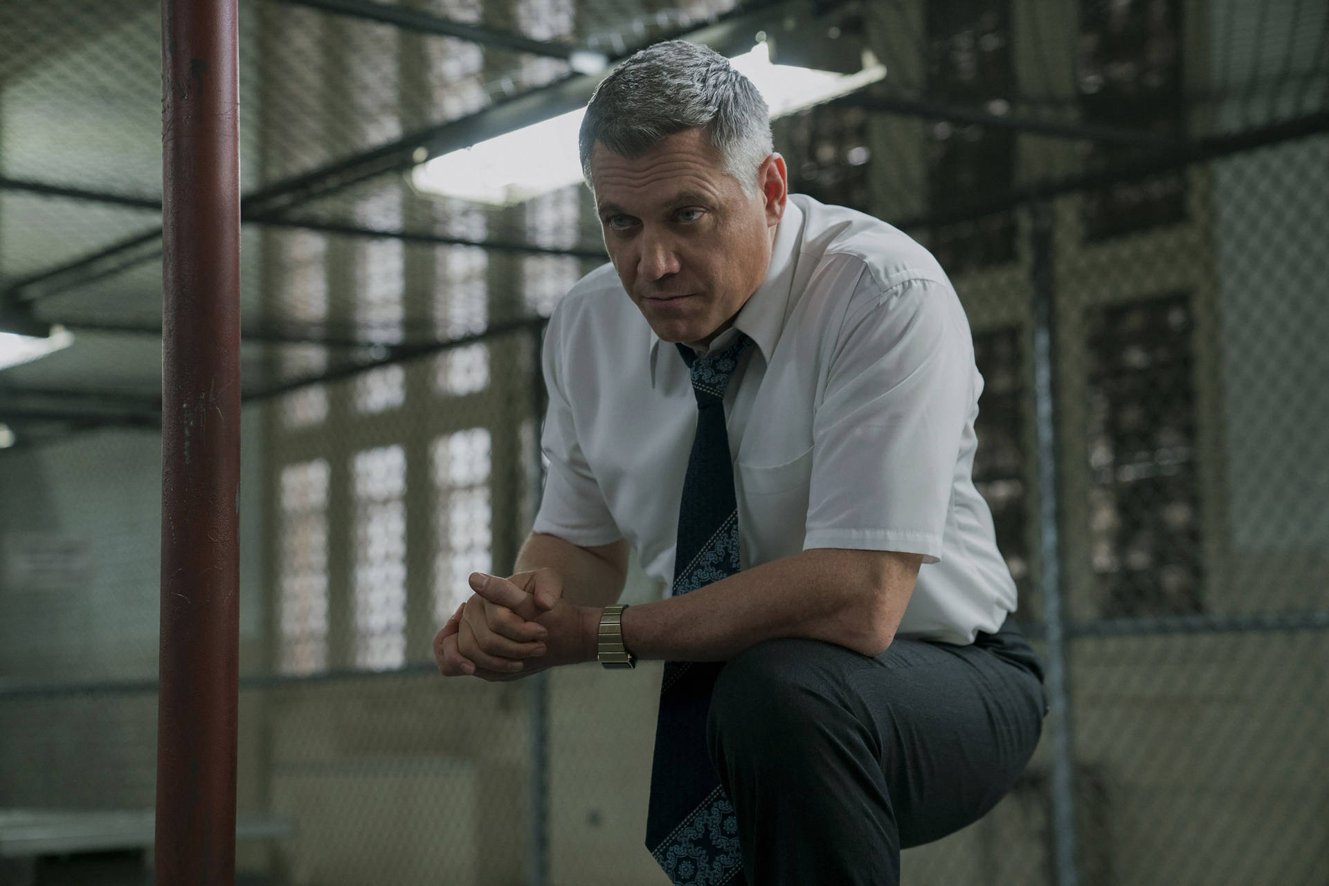 Actor Holt McCallany As Bill Tench In Mindhunter Wallpaper