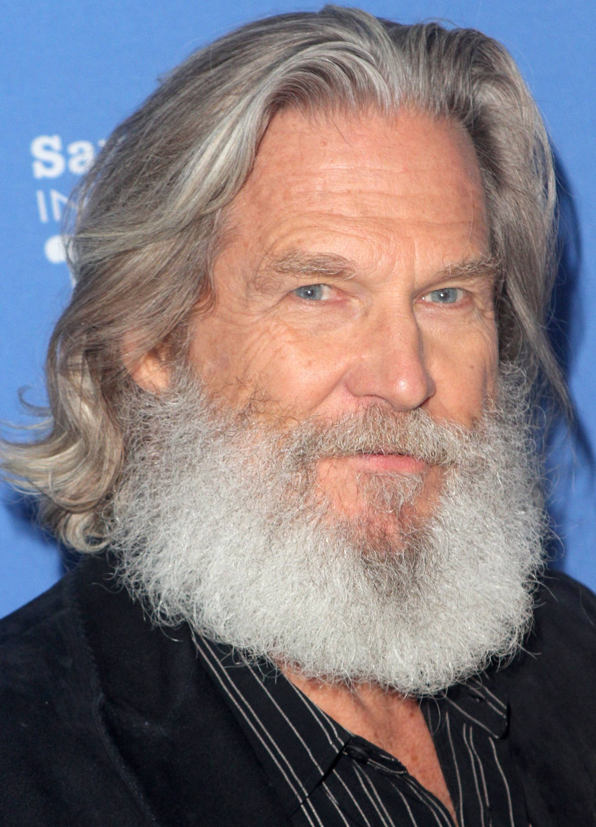 Legendary Actor Jeff Bridges Sporting a Long White Beard Wallpaper