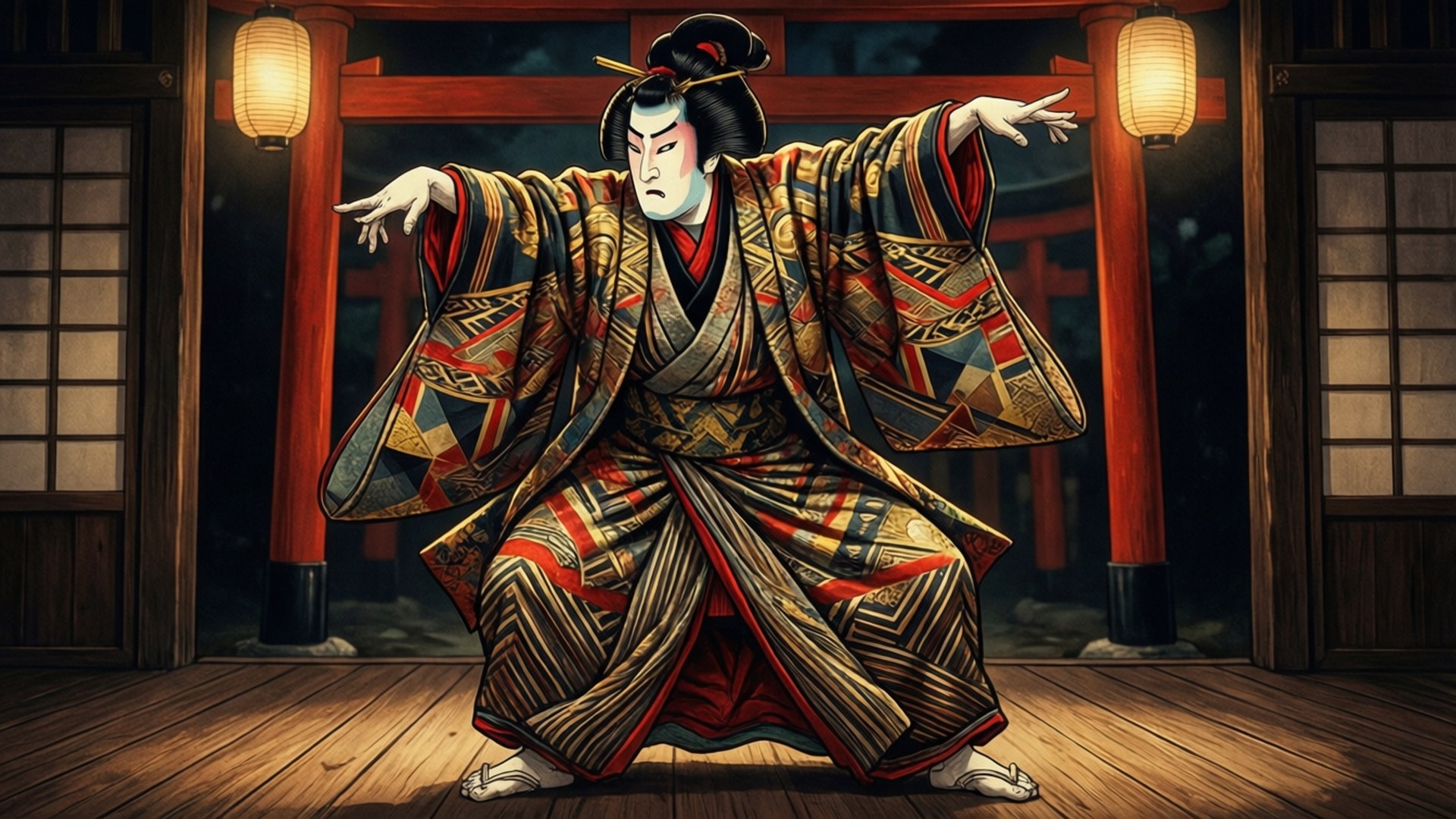 Mie dramatis sang aktor Wallpaper