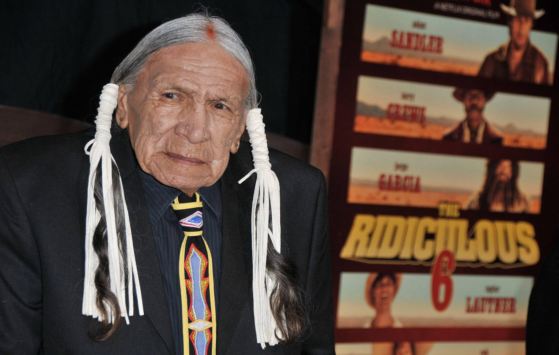 Actor Saginaw Grant At The Ridiculous 6 Premiere Wallpaper