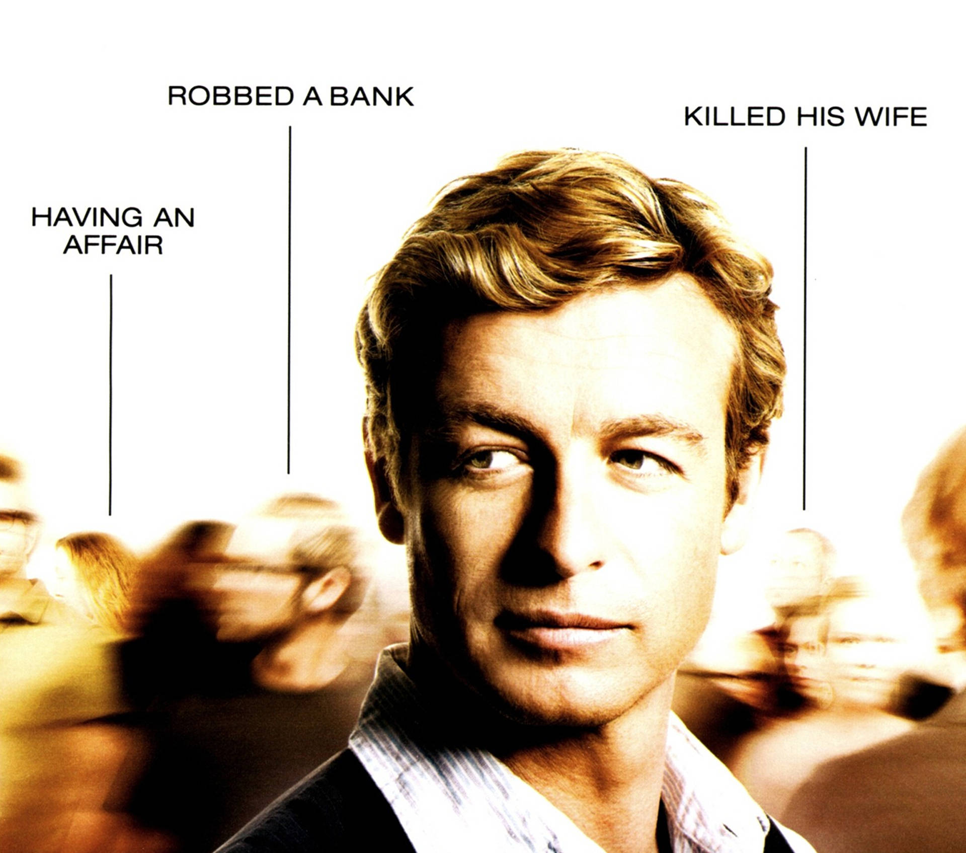 Actor Simon Baker For The Mentalist Picture