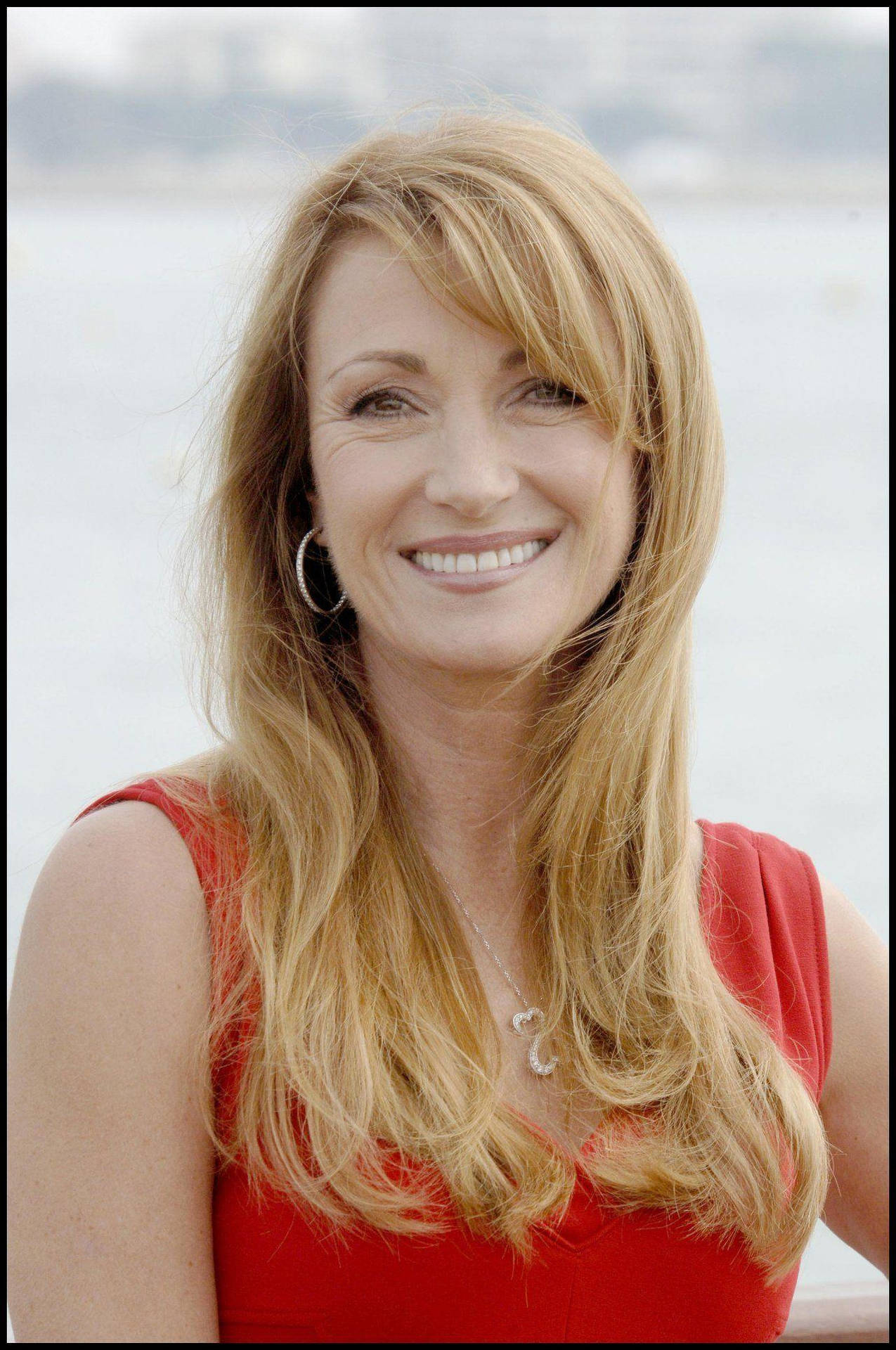 Actress Jane Seymour At The 24th Mipcom Background