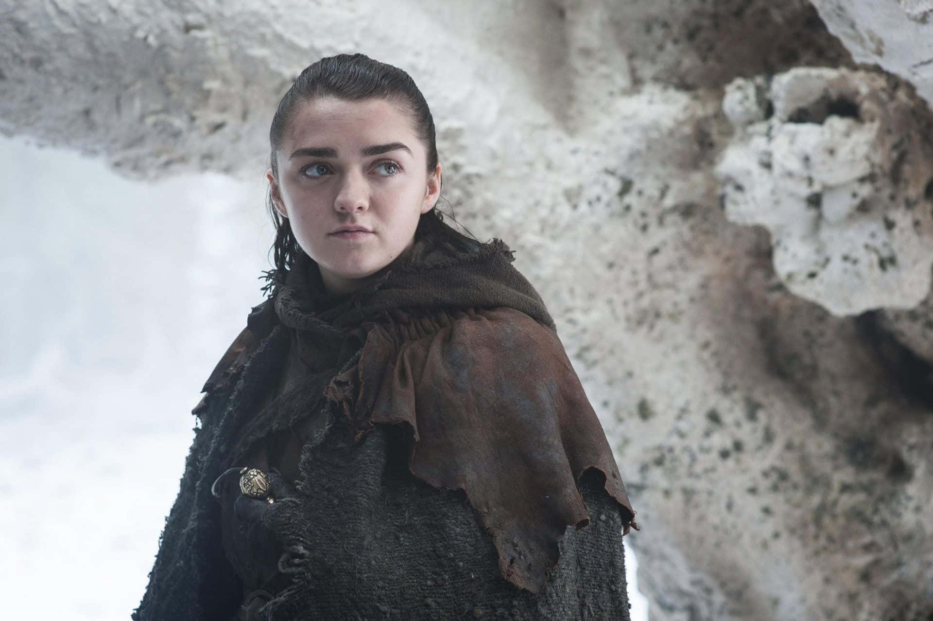 Näyttelijä Maisie Williams Poseeraa Valokuvauksessa Taustakuva