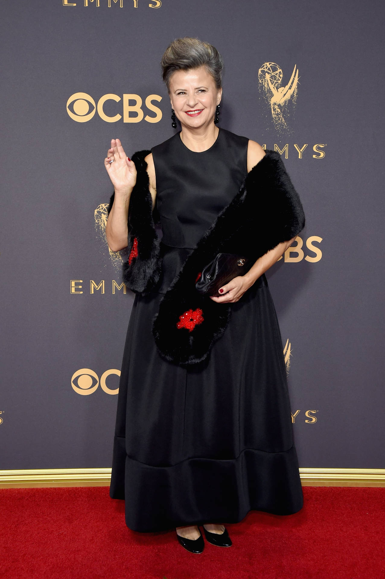 Skuespiller Tracey Ullman i CBS Award Winning Show Wallpaper