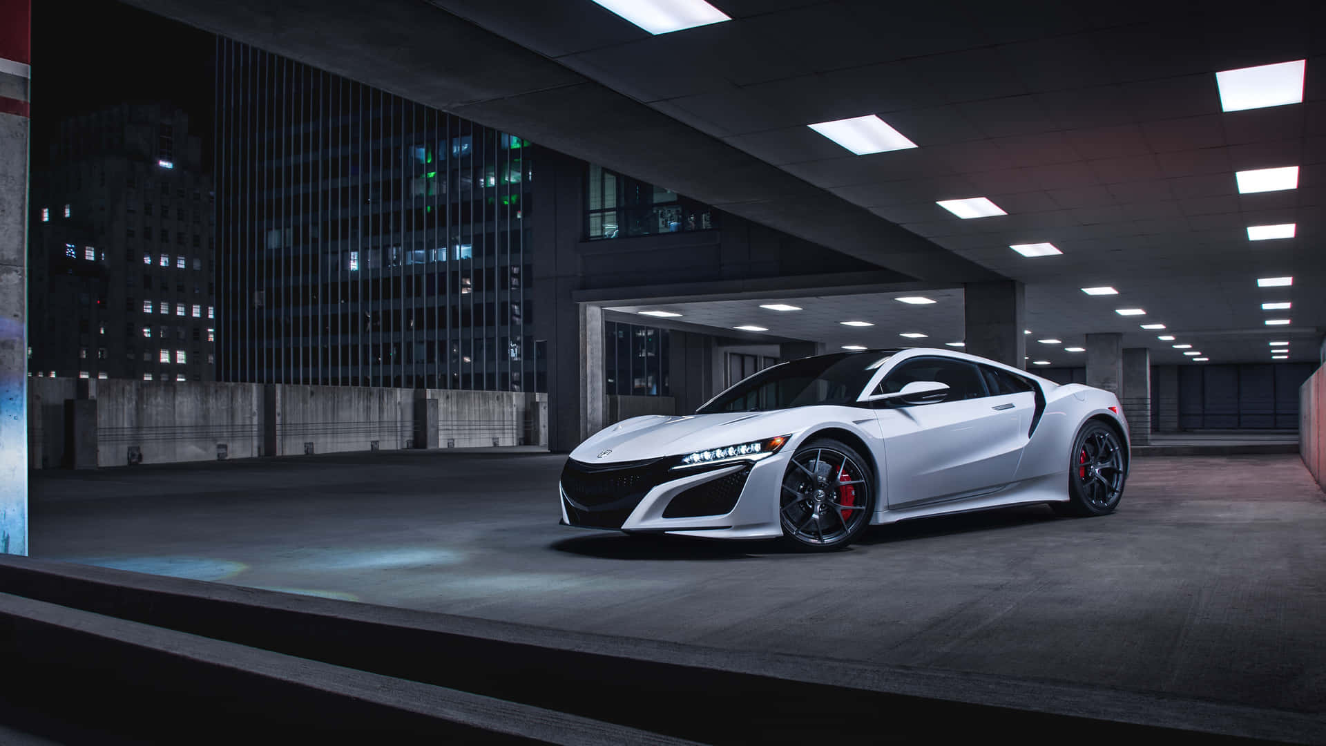 Captivating Acura NSX in a Stunning Landscape Wallpaper