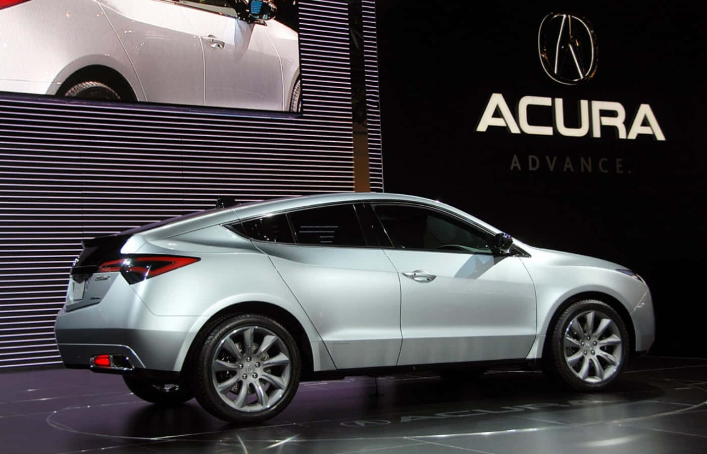 Einschlanker Und Moderner Acura, Ausgestattet Für Luxuriöses Fahren.