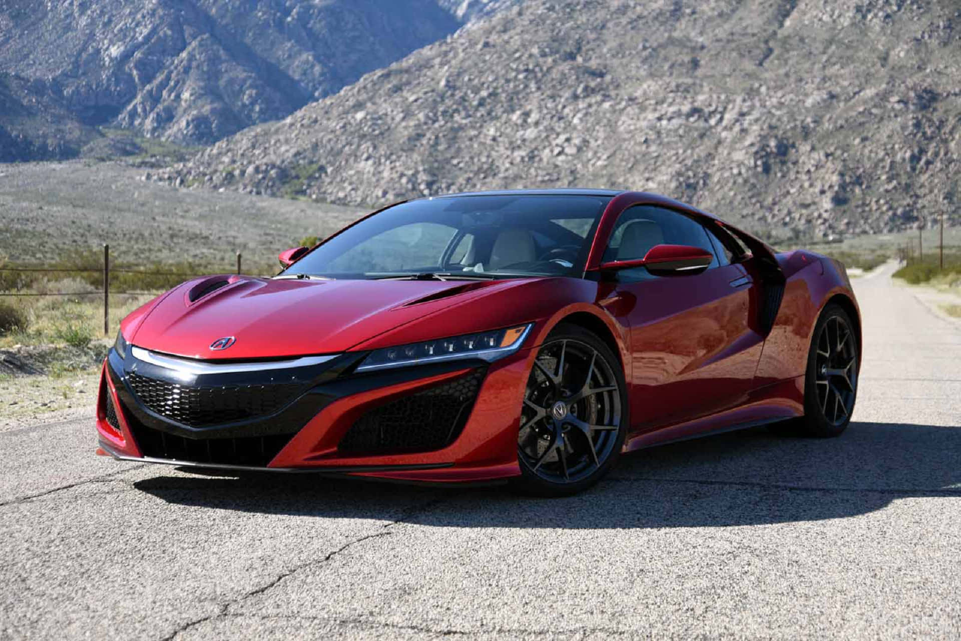 Feel the power of the Acura NSX