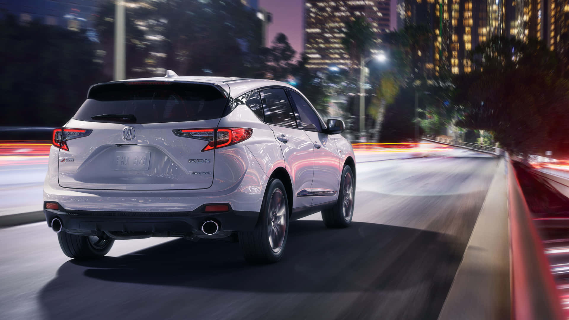 Captivating Acura RDX on an Open Road Wallpaper