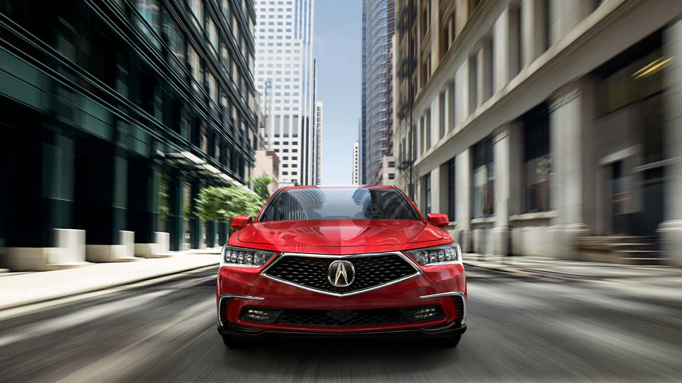 Caption: A Stunning Acura RLX on the Open Road Wallpaper
